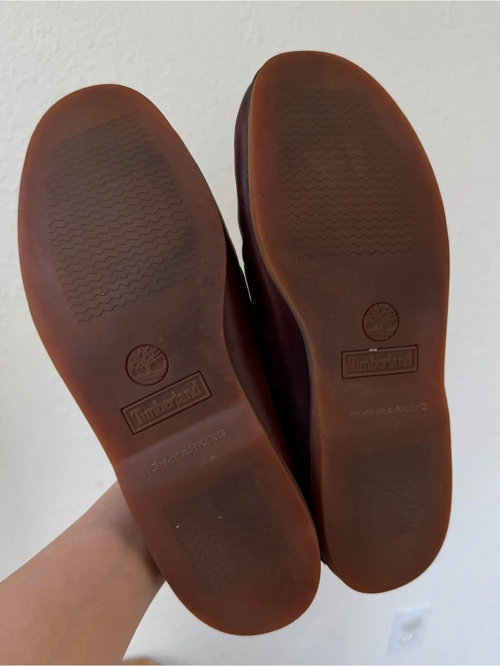Vintage Timberland - Men’s Classic Leather 2 Eye Boat Shoes in Brown Size 11 M